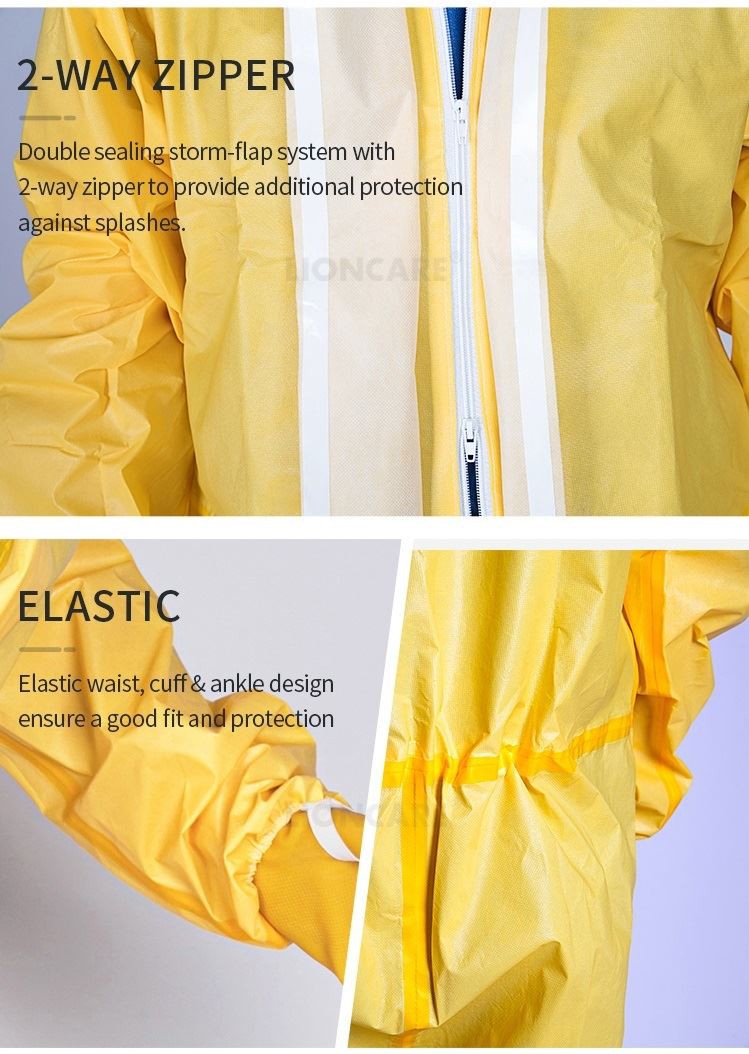 3. chemical protective clothing
