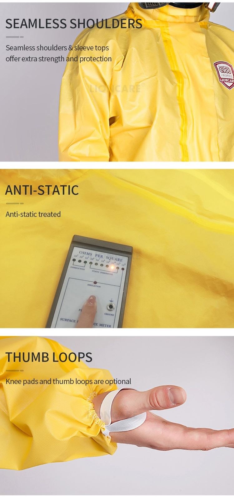 4.type 3 disposable hazmat suit